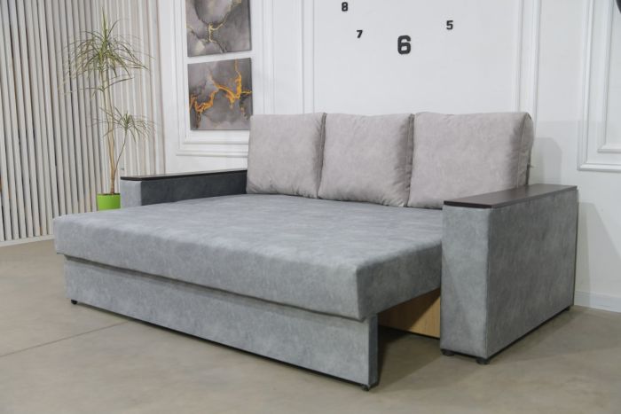 Диван Патрик с нишами в подлокотниках (ортопедическое спальное место, пружинная система Pocket Spring) - 89 part 1