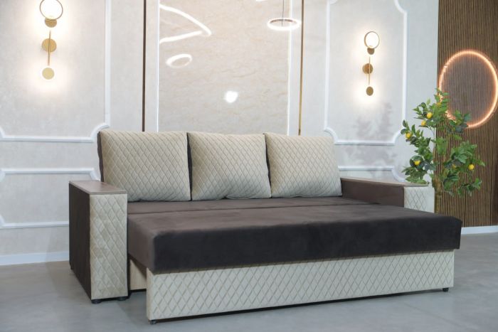 Диван Патрик с нишами в подлокотниках (ортопедическое спальное место, пружинная система Pocket Spring) - 89 part 2