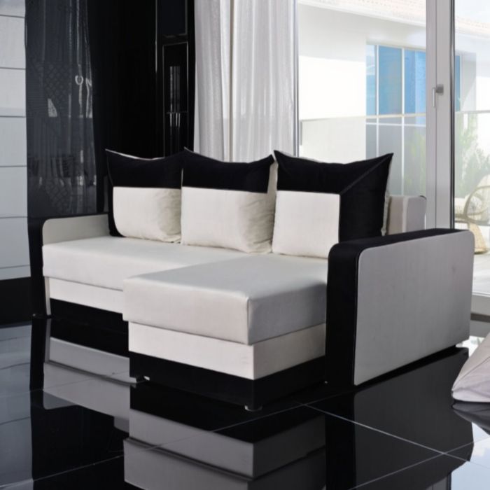 Угловой диван Акорд, мягкие подлокотники, антикоготь, износостойкая оббивка - 89