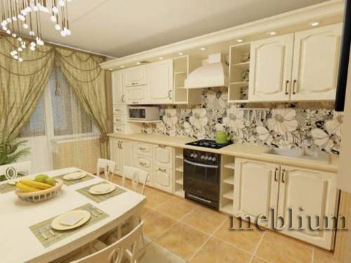 кухня meblium 46-72. Фасад МДФ пленка- от 4000 грн. за 1 м.п.