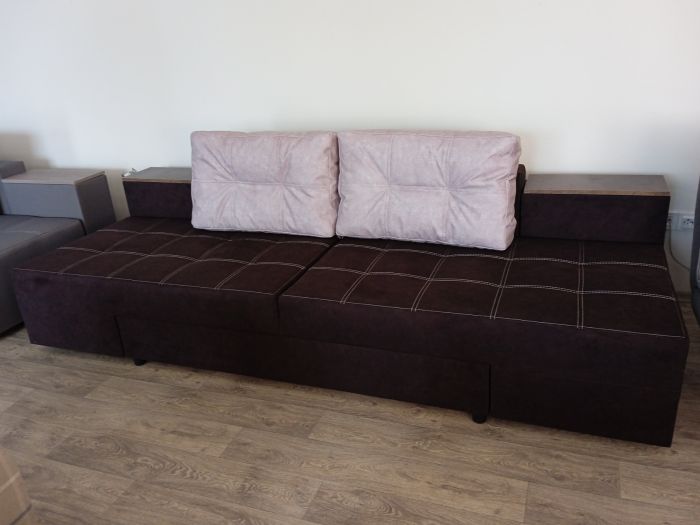 Угловой диван трансформер Дрезден 2 (две ниши) универсал - 104