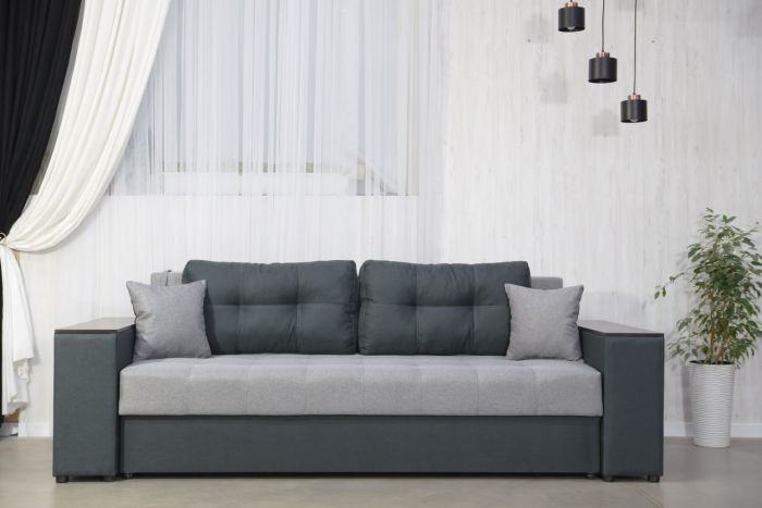 Диван Мартин 2 160 (большое спальное место + ниши в быльцах, оббивка рогожка) - 89