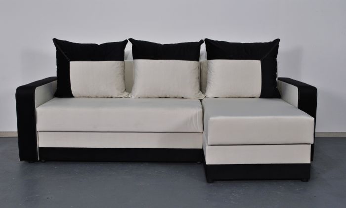 Угловой диван Акорд, мягкие подлокотники, антикоготь, износостойкая оббивка - 89