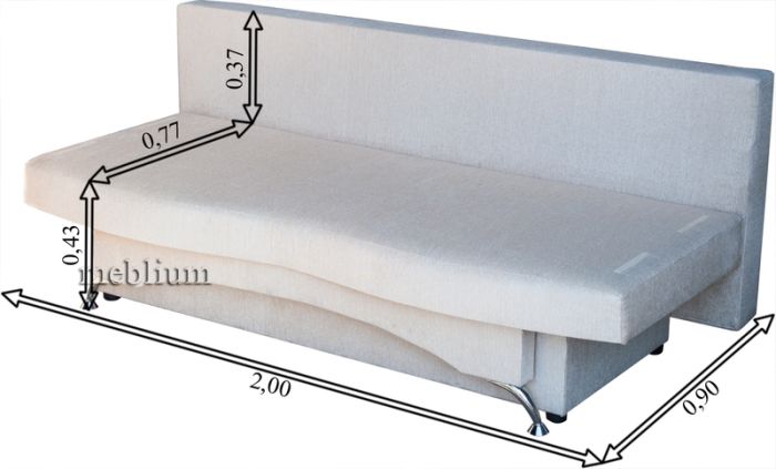 Софа 2-х спальная Бонд 03 Карамель