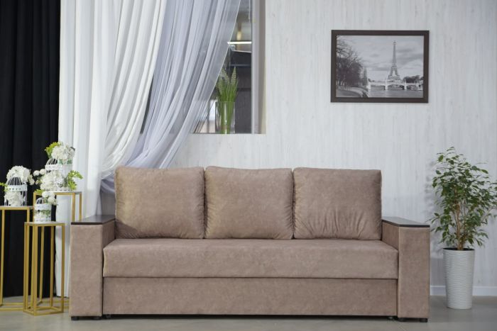 Диван Патрик с нишами в подлокотниках (ортопедическое спальное место, пружинная система Pocket Spring) - 89 part 1