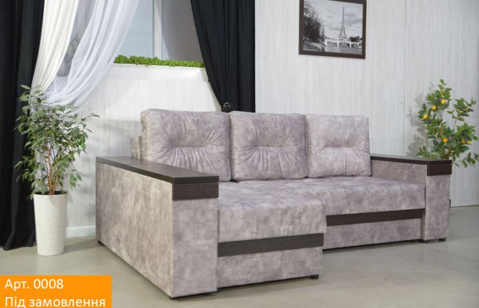 Угловой диван Неаполь 3 (ниша, бар + ниша) Pocket Spring – 89