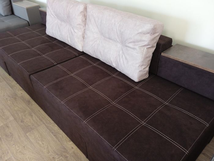 Угловой диван трансформер Дрезден 2 (две ниши) универсал - 104