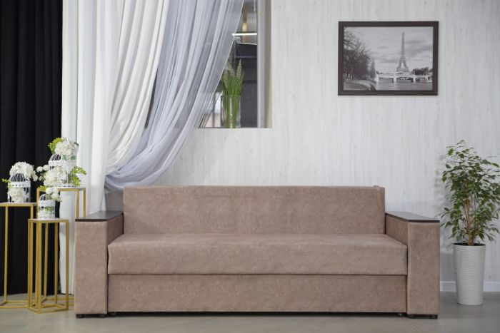 Диван Патрик с нишами в подлокотниках (ортопедическое спальное место, пружинная система Pocket Spring) - 89 part 1