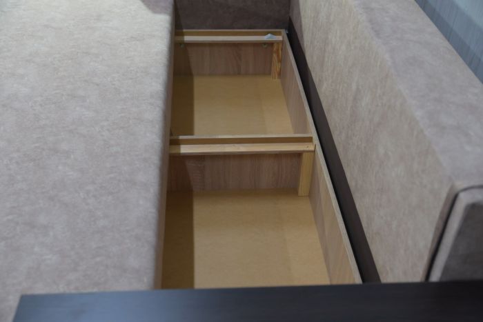 Диван Патрик с нишами в подлокотниках (ортопедическое спальное место, пружинная система Pocket Spring) - 89 part 1