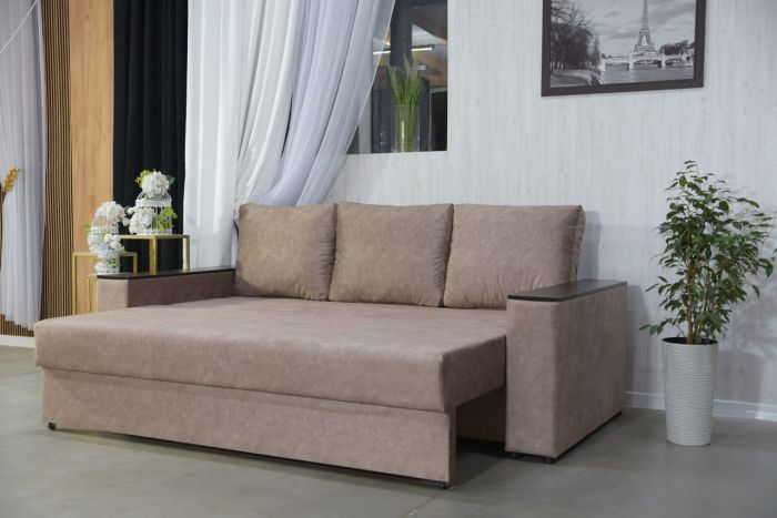 Диван Патрик с нишами в подлокотниках (ортопедическое спальное место, пружинная система Pocket Spring) - 89 part 1