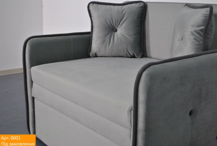 Диван Ронни 80 (уникальная беспружинная модель) антикоготь, износостойкая обивка - 111