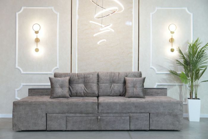 Диван трансформер Комбо 4 универсал (ниша в боковых тумбах + один ящик) - 89