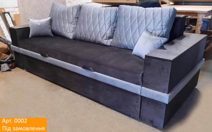 Диван Ланна New (ниша в подлокотниках), антикоготь, износостойкая оббивка - 107