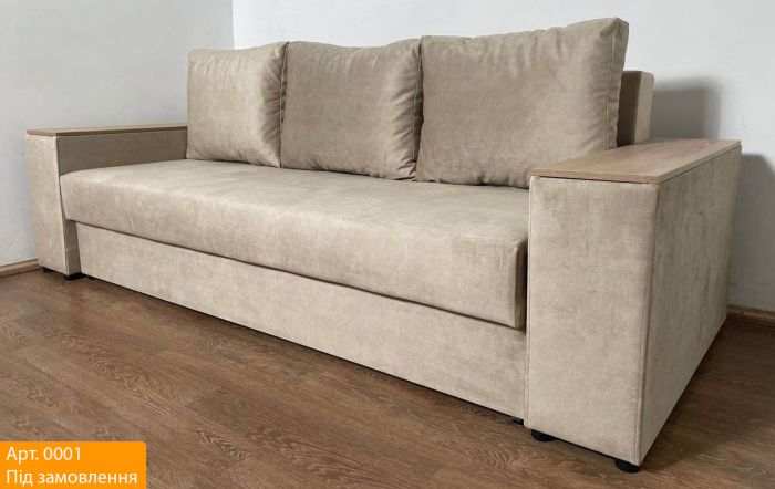 Диван Максимус 160 Lux Pocket Spring (велике спальне місце + ніши в боковинах) - 89  