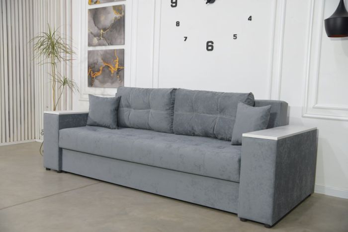 Диван Мартин 2 160 (большое спальное место + ниши в быльцах, оббивка велюр) - 89 Part 8