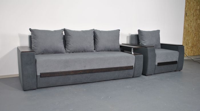 Комплект Токай (диван + кресло) - 101 (ЭТА МОДЕЛЬ СНЯТА С ПРОИЗВОДСТВА И ПРОДАЖИ)