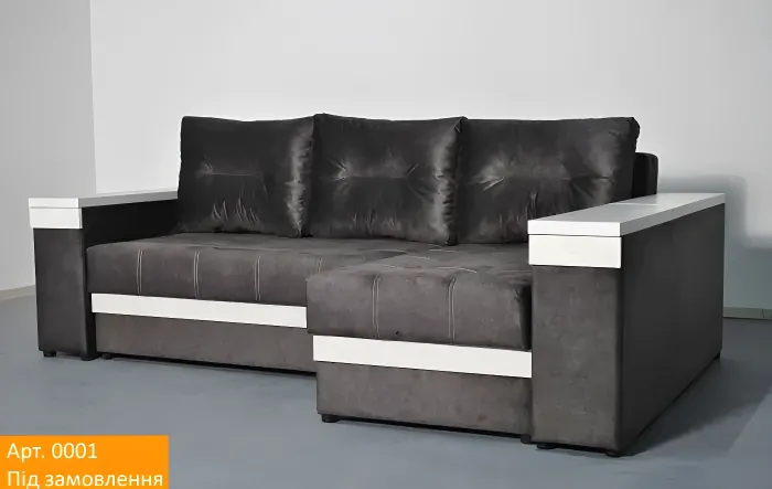 Угловой диван Неаполь 3 (ниша, бар + ниша) Pocket Spring – 89