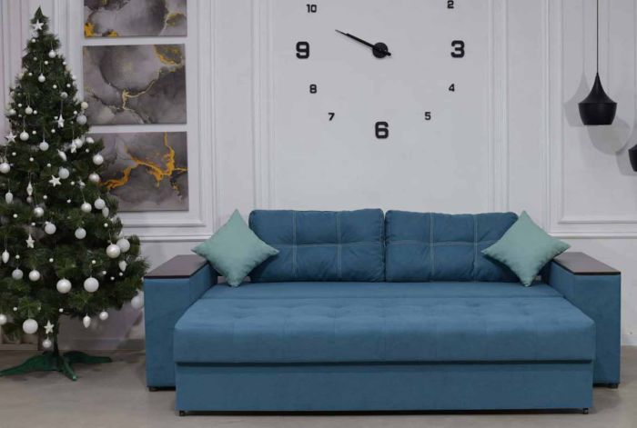 Диван Мартин 2 160 (большое спальное место + ниши в быльцах, оббивка велюр) - 89 