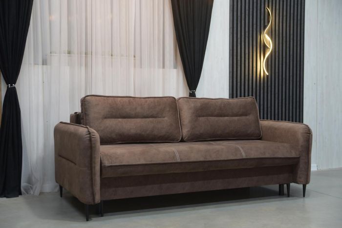 Диван Престиж на ножках, ортопедическое спальное место, пружинная система Pocket Spring + Пантограф - 89