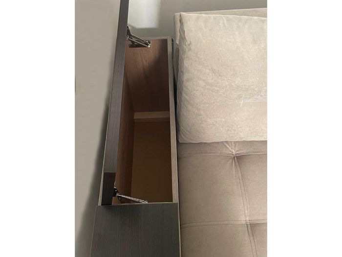 Угловой диван Неаполь (бар, ниша, полки) – 89