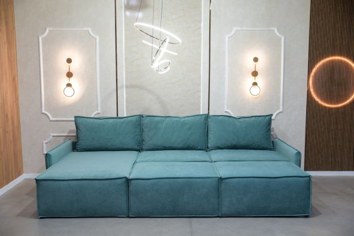 Угловой диван Хилтон New Long (ортопедическое спальное место, Pocket Spring, Пантограф) – 89