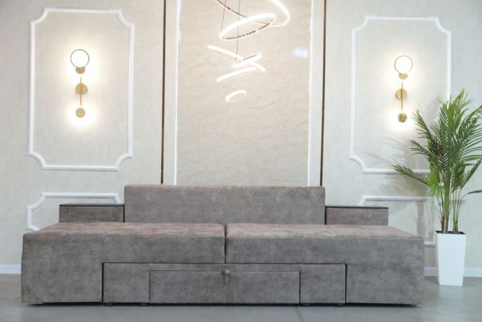 Диван трансформер Комбо 4 универсал (ниша в боковых тумбах + один ящик) - 89