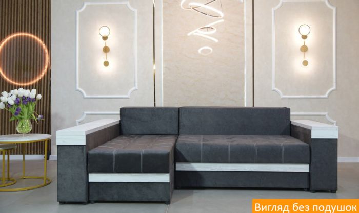 Угловой диван Неаполь 3 (ниша, бар + ниша) Pocket Spring – 89