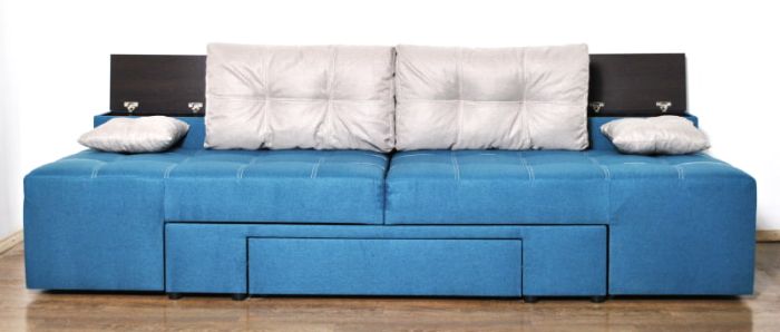 Диван трансформер Комбо 4 универсал (ниша в боковых тумбах + один ящик) - 89