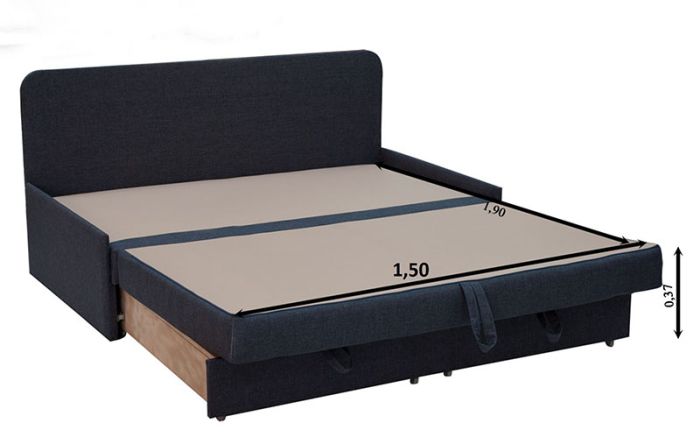 Диван Омега 1,50 - 89