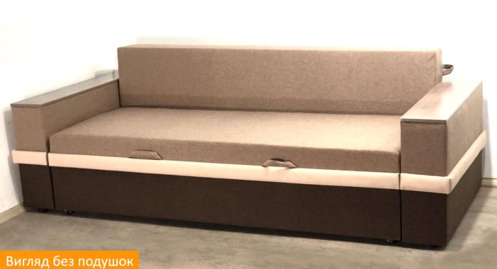 Диван Ланна New (ниша в подлокотниках), антикоготь, износостойкая оббивка - 107