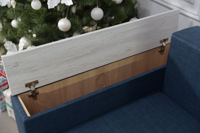 Диван Патрик с нишами в подлокотниках (ортопедическое спальное место, пружинная система Pocket Spring) - 89 part 1