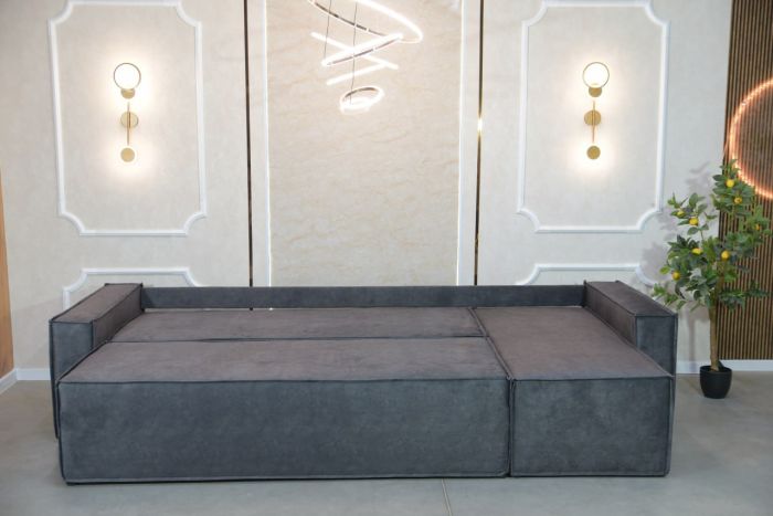 Угловой диван Хилтон Long (ортопедическое спальное место, пружинная система Pocket Spring, Пантограф) - 89