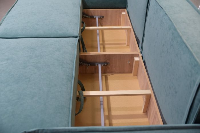 Угловой диван Хилтон New Long (ортопедическое спальное место, Pocket Spring, Пантограф) – 89