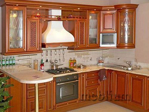 кухня meblium 38-72. Фасад дерево - от 18000 грн. за 1 м.п.