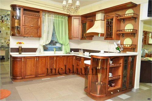 кухня meblium 38-72. Фасад дерево - от 18000 грн. за 1 м.п.