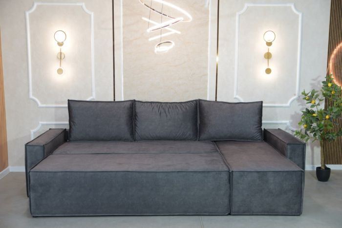 Угловой диван Хилтон Long (ортопедическое спальное место, пружинная система Pocket Spring, Пантограф) - 89