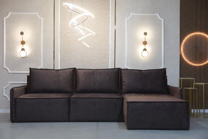 Угловой диван Хилтон New Long (ортопедическое спальное место, Pocket Spring, Пантограф) – 89