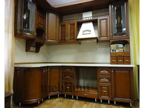 кухня meblium 37-72. Фасад дерево - от 18000 грн. за 1 м.п.