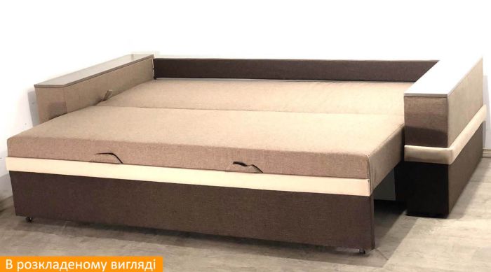 Диван Ланна New (ниша в подлокотниках), антикоготь, износостойкая оббивка - 107