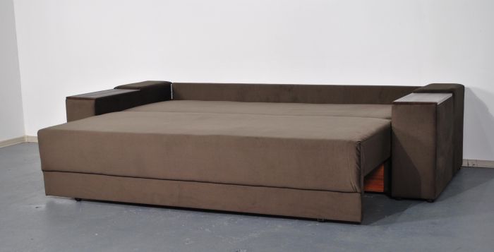 Диван Марко 160 на Pocket Spring (ортопедическое большое спальное место + ниши в подлокотниках) антикоготь, износостойкая обивка - 101 (ЭТА МОДЕЛЬ СНЯТА С ПРОИЗВОДСТВА И ПРОДАЖИ)