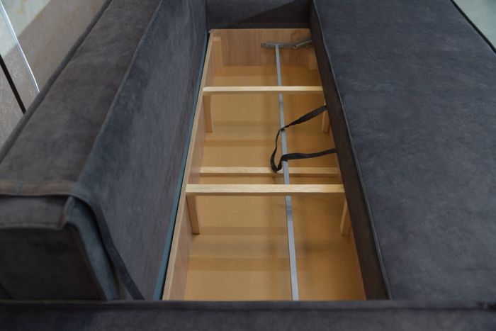 Угловой диван Хилтон Long (ортопедическое спальное место, пружинная система Pocket Spring, Пантограф) - 89