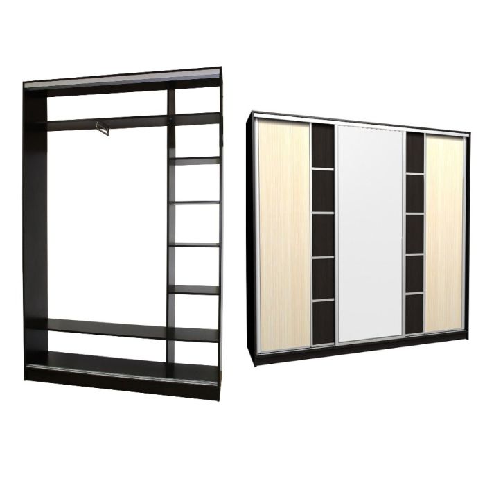 Шкаф-купе Эконом 1200 ск. комбо Д-З (Два фасада)-20