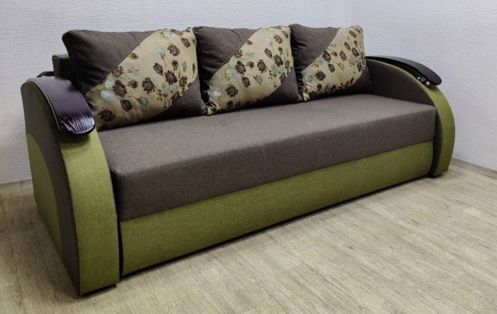 Диван Барселона (оббивка мебельная ткань рогожка) - 101