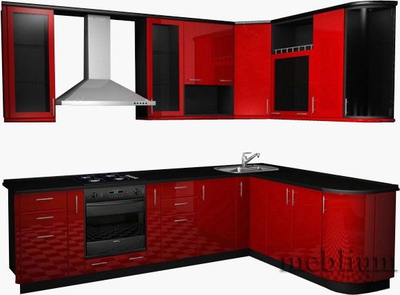 кухня meblium 15-72. Фасад пластик - от 5500 грн. за 1 м.п.