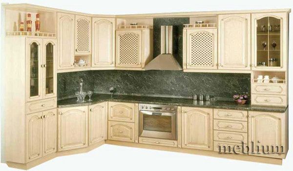 кухня meblium 50-72. Фасад дерево - от 18000 грн. за 1 м.п.