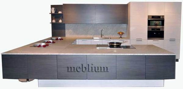 кухня meblium 87-72. Фасад шпон - от 18000 грн. за 1 м.п.