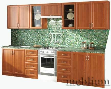 Кухня meblium 55-72. Фасад мдф пленка с рамкой - от 4300 за 1 м.п.