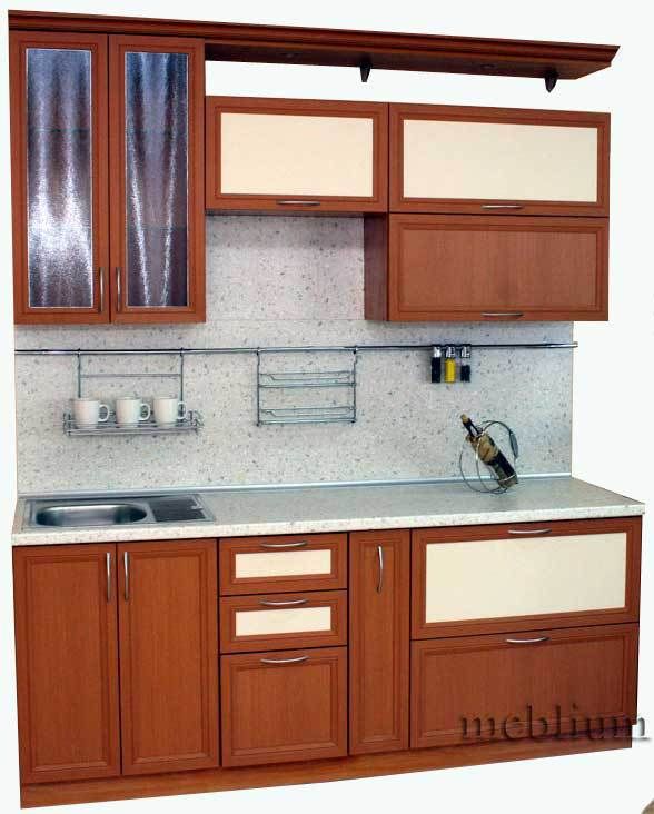 Кухня meblium 54-72. Фасад мдф пленка с рамкой - от 4300 за 1 м.п.