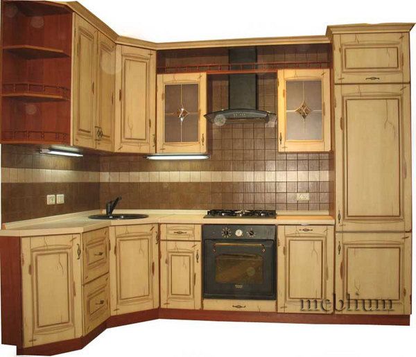 кухня meblium 36-72. Фасад дерево - от 18000 грн. за 1 м.п.