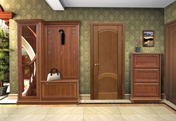 (СНЯТО С ПРОИЗВОДСТВА) Прихожая Людовик (комплект) - 71